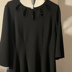 Lane Bryant Black Dress with Unique Cutouts